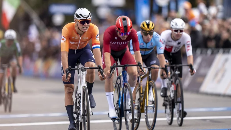 Radprofis bei der WM im vergangenen Jahr in Z&uuml;rich. - &copy; Til Buergy/KEYSTONE/dpa