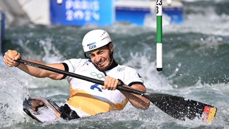 Canadierspezialist Sideris Tasiadis muss die WM wegen einer Verletzung absagen. (Archivbild) - © Sebastian Kahnert/dpa