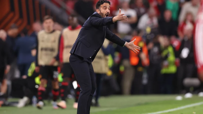 Ruben Amorim geht - wenn Fans und Vorstand ihn nicht mehr für den Richtigen halten. - © David Klein/CSM via ZUMA Press Wire/dpa