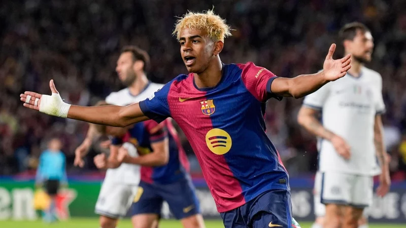 Lamine Yamal verzückte mit seinem Auftritt alle. - © Emilio Morenatti/AP/dpa