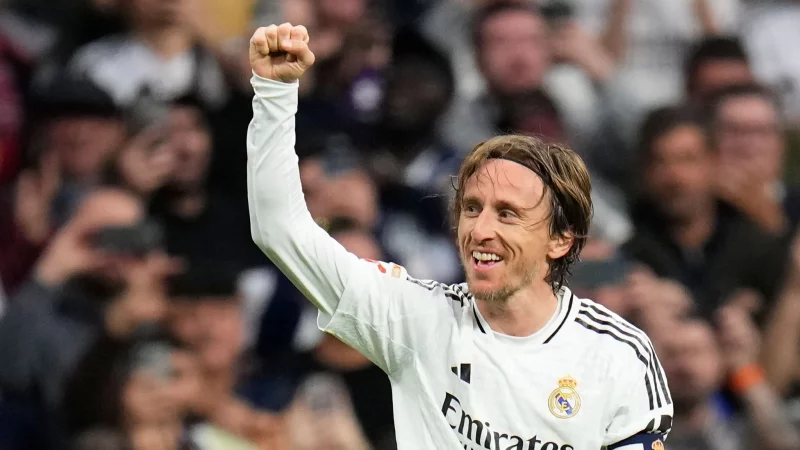 Luka Modric verlässt Real Madrid. - © Manu Fernandez/AP/dpa