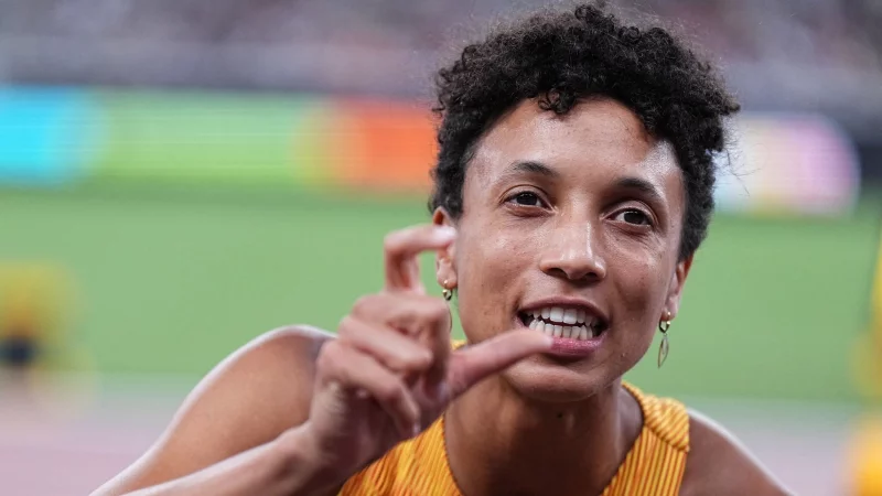 Malaika Mihambo ist mit den Bedingungen vor Ort nicht zufrieden. - &copy; Michael Kappeler/dpa