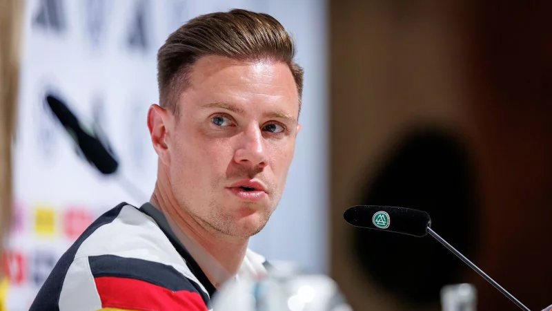 F&auml;llt lange aus: Nationaltorh&uuml;ter Marc-Andr&eacute; ter Stegen. - &copy; Daniel Karmann/dpa