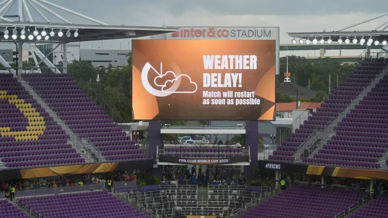 Es ging erstmal nicht weiter in Orlando. - © John Raoux/AP/dpa