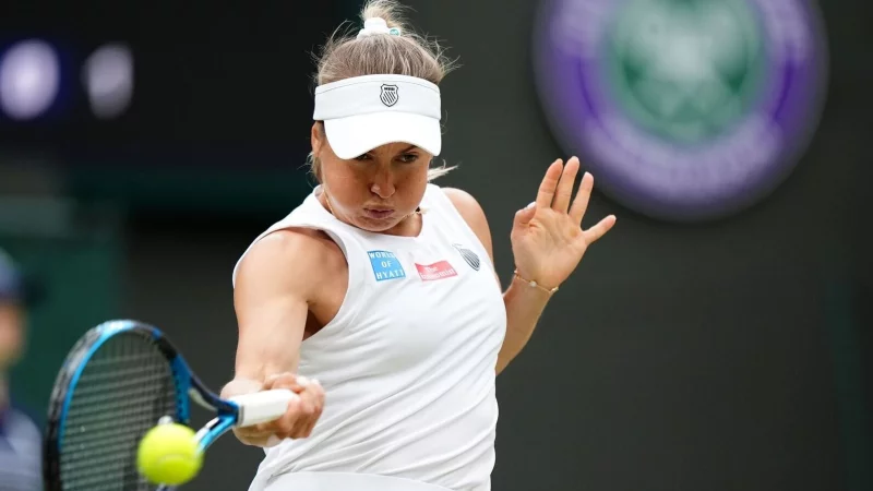 Julia Putinzewa &auml;u&szlig;erte Sicherheitsbedenken wegen eines Zuschauers. - &copy; Zac Goodwin/PA Wire/dpa