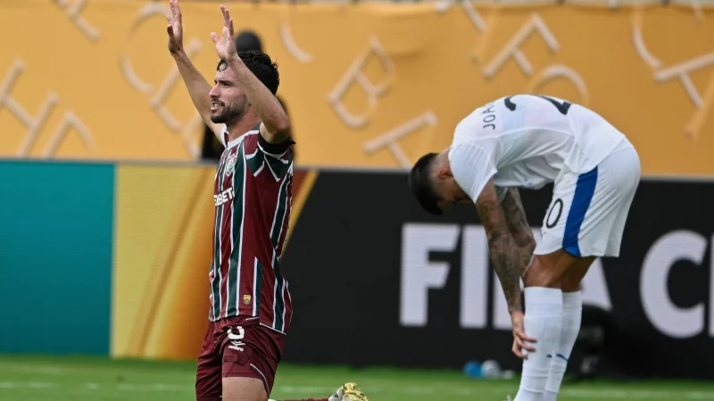 Matheus Martinelli von Fluminense jubelt nach seinem Tor gegen Al-Hilal. - © Phelan M. Ebenhack/FR121174 AP/AP/dpa