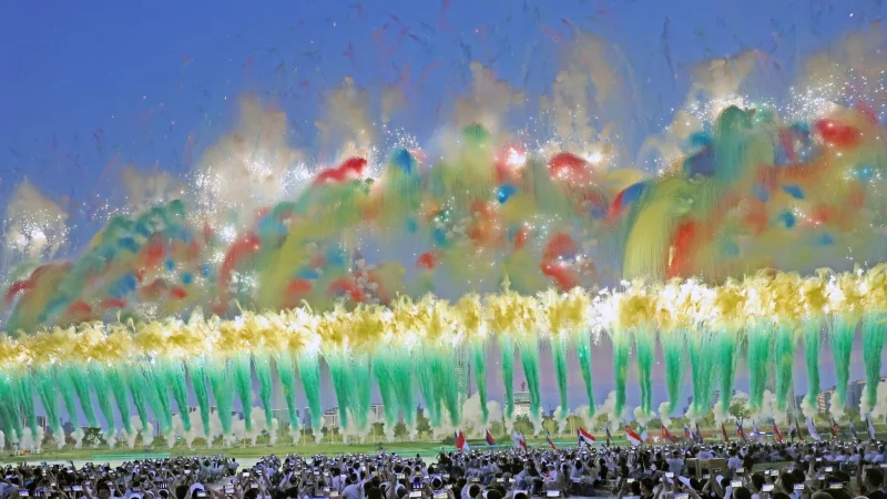 Am 7. August wurden die World Games in China eröffnet. - © Chen Bin/XinHua/dpa