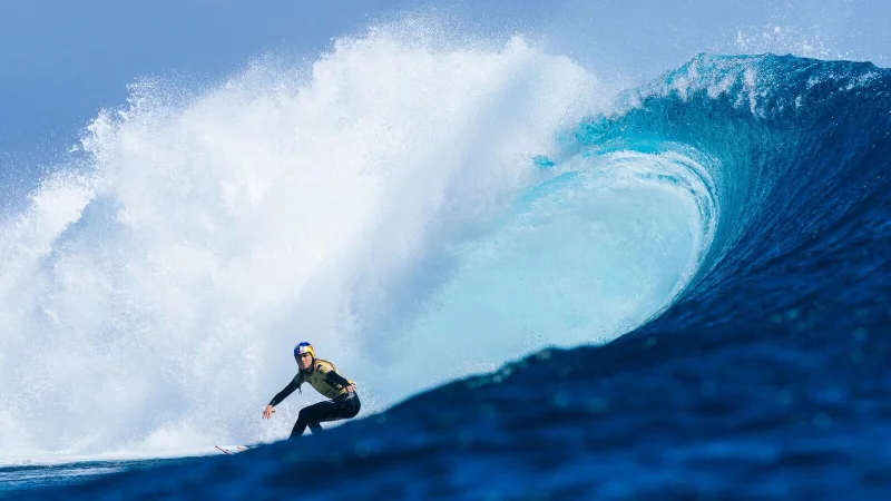 Die junge Australierin Molly Picklum gilt als Riesentalent. - &copy; Ed Sloane/WORLD SURF LEAGUE/aap/dpa