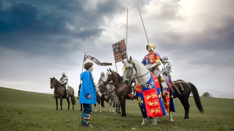 Philippa trifft in ihrer Fantasie auf K&ouml;nig Richard III.. - &copy; -/ARD/Degeto 2025/dpa