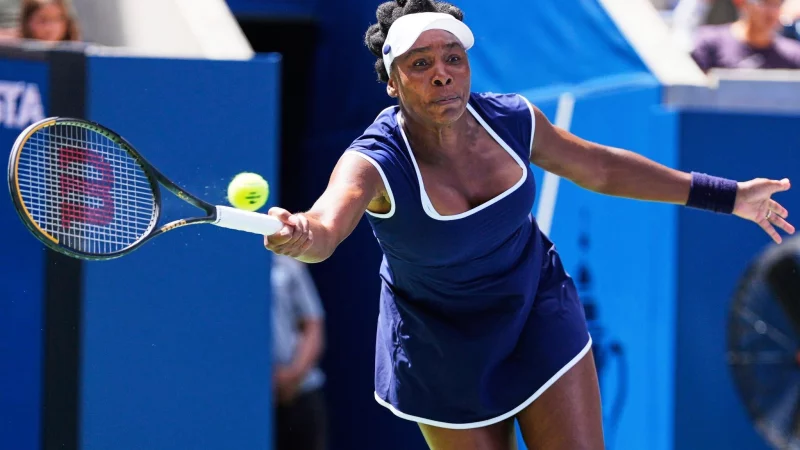 Mit 45 Jahren - Venus Williams gibt bei den US Open ihr Grand-Slam-Comeback - &copy; Yuki Iwamura/AP/dpa