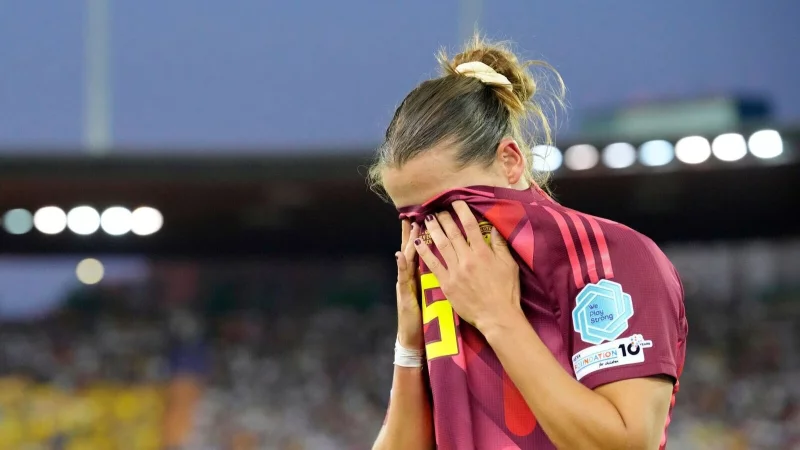 Fehlt im Viertelfinale: Abwehrspielerin Carlotta Wamser - &copy; Martin Meissner/AP/dpa