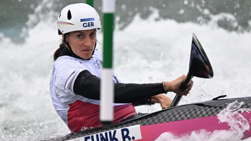 Ricarda Funk gewinnt EM-Gold auf dem Olympia-Kanal bei Paris. - &copy; Sebastian Kahnert/dpa