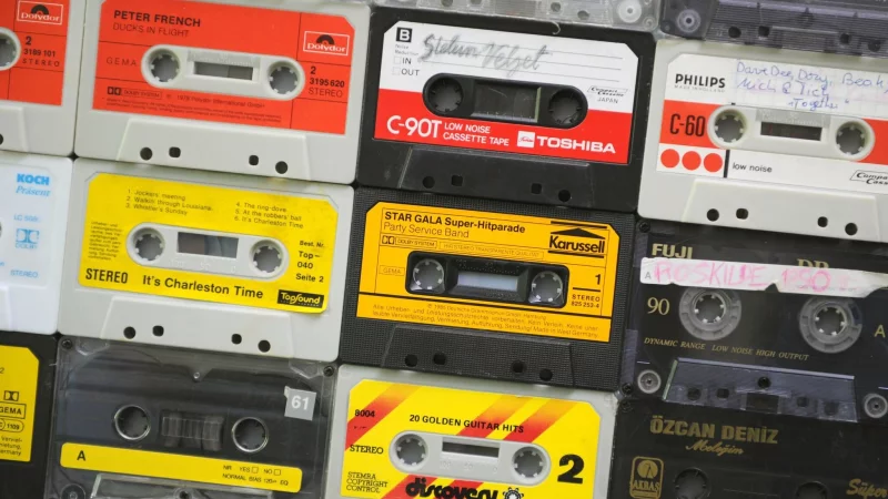 Bevor das Magnetband zerbröselt, sollte man aus den Kassetteninhalten der Lieblings-Tapes Audiodateien machen. - © Christian Charisius/dpa/dpa-tmn