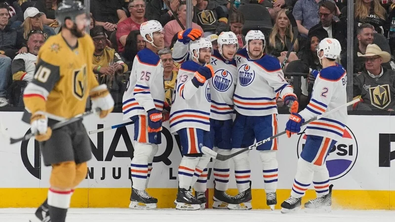 Zwei Siege in Las Vegas: Die Oilers haben in den Playoffs einen gro&szlig;en Vorsprung. - &copy; John Locher/AP/dpa