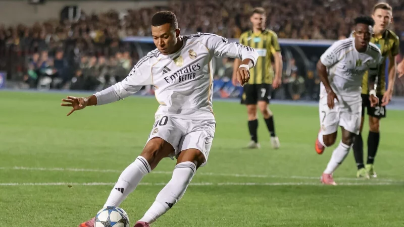 Auf Real-Torj&auml;ger Kylian Mbappe ist derzeit Verlass. - &copy; Alikhan Sariyev/AP/dpa