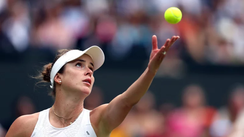 Jelina Switolina hat Hasskommentare in den sozialen Medien gegen sich öffentlich gemacht. - © Steven Paston/PA Wire/dpa