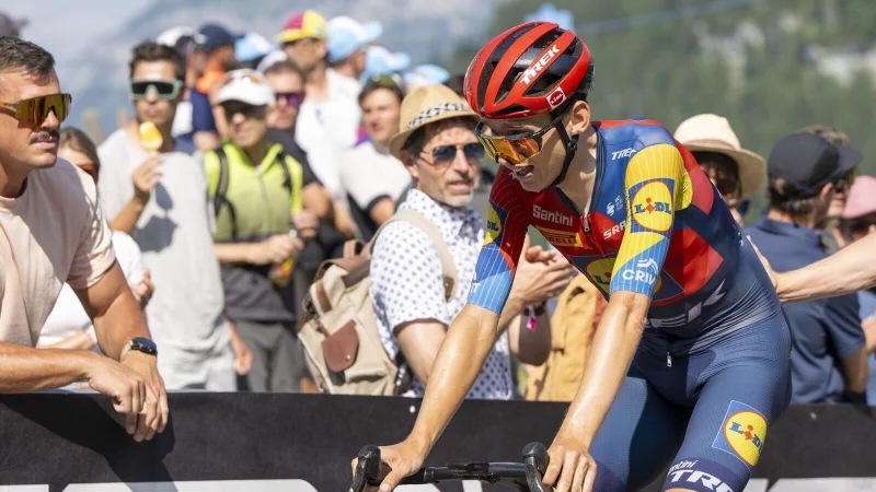 Lennard Kämna beendet die Österreich-Rundfahrt als Sechster. - © Urs Flueeler/KEYSTONE/dpa