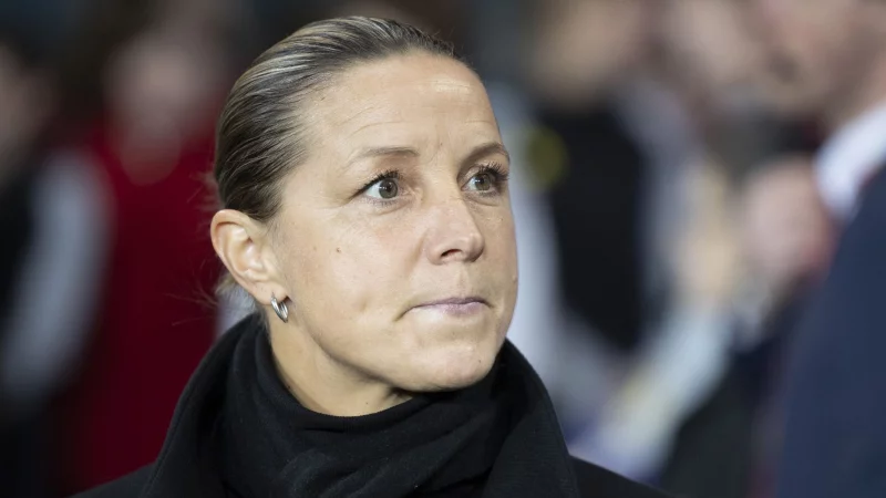 Die zweimalige Fußball-Europameisterin Inka Grings macht einen Vorschlag. - © Michael Buholzer/KEYSTONE/dpa