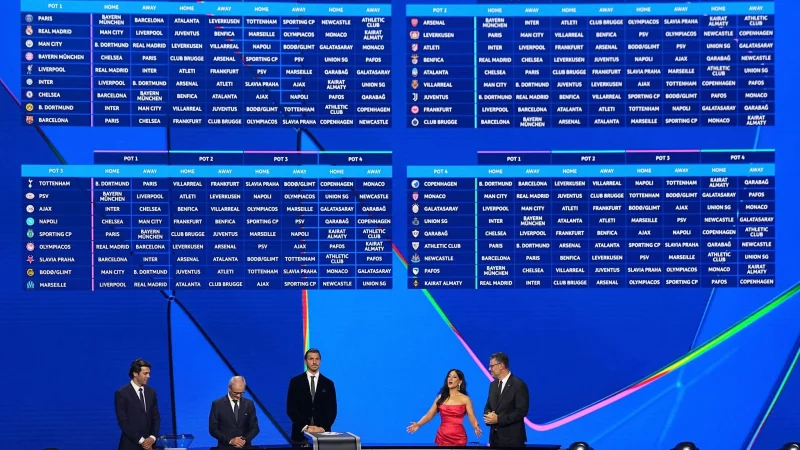 Zwei Tage nach der Auslosung steht der Spielplan für die Champions League fest. - © Laurent Cipriani/AP/dpa