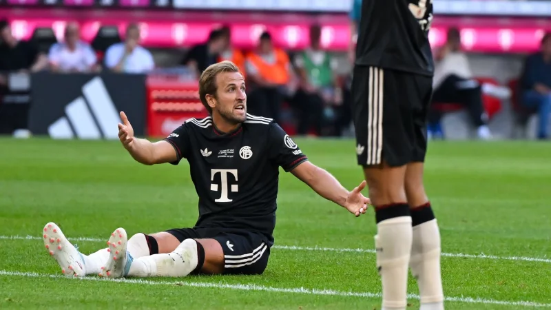 Erst trifft er, dann verschie&szlig;t er: Harry Kane. - &copy; Sven Hoppe/dpa