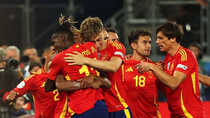 Spanien steht im Finale der Nations League. - © Christian Charisius/dpa