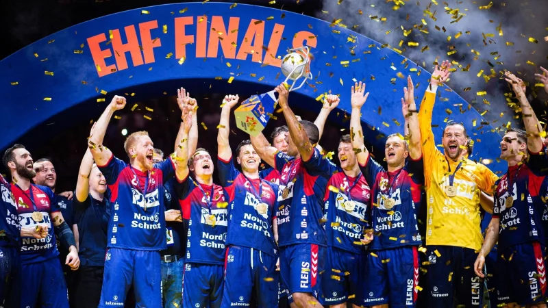 Die SG Flensburg-Handewitt gewann in der vergangenen Saison die European League. - © Noah Wedel/dpa