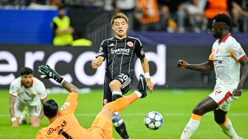 Eintracht Frankfurt ist erfolgreich in die Champions League gestartet. - &copy; Uwe Anspach/dpa