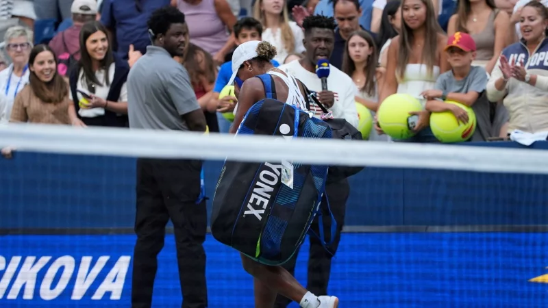 Taylor Townsend kamen nach ihrer Niederlage und acht vergebenen Matchb&auml;llen die Tr&auml;nen. - &copy; Pamela Smith/AP/dpa