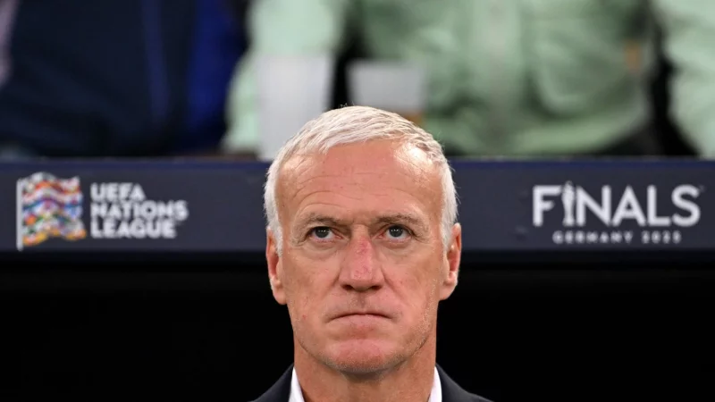 Frankreichs Nationaltrainer Didier Deschamps ist wenig begeistert von der Aussicht auf das Spiel um Platz drei der Nations League. - © Marijan Murat/dpa