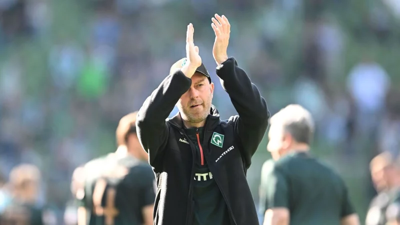 Hört bei Werder Bremen auf: Trainer Ole Werner. - © Carmen Jaspersen/dpa