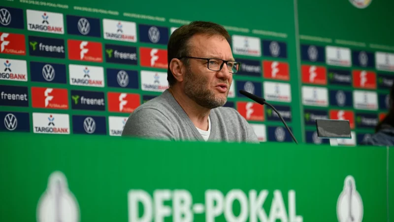 Mit den Werder-Frauen Au&szlig;enseiter im Pokal-Finale: Thomas Horsch - &copy; Gregor Fischer/dpa
