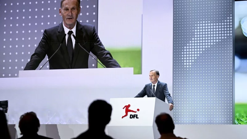 Hans-Joachim Watzke darf sich über ein einstimmiges Votum freuen. - © Britta Pedersen/dpa