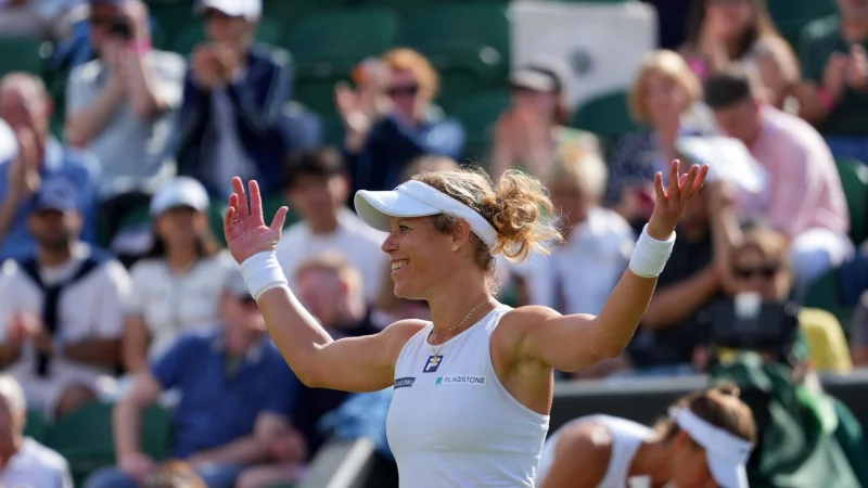 Laura Siegemund steht vor der schwerstmöglichen Aufgabe im Viertelfinale. - © Kirsty Wigglesworth/AP/dpa