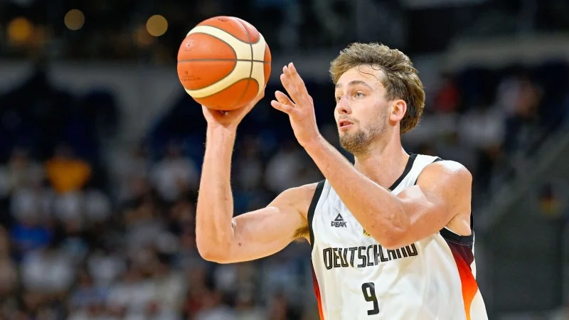 Franz Wagner und die deutschen Basketballer haben auch den zweiten EM-Test gewonnen. - © Uwe Anspach/dpa