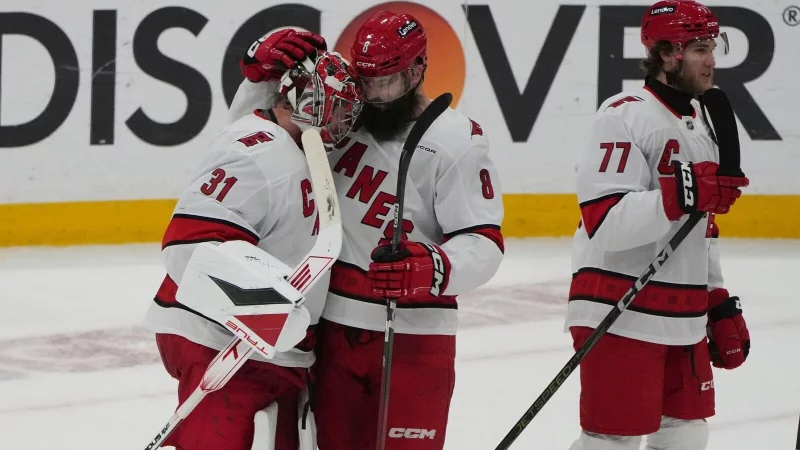 Die Carolina Hurricanes vermeiden den &laquo;Sweep&raquo; gegen die Florida Panthers. - &copy; Lynne Sladky/AP/dpa