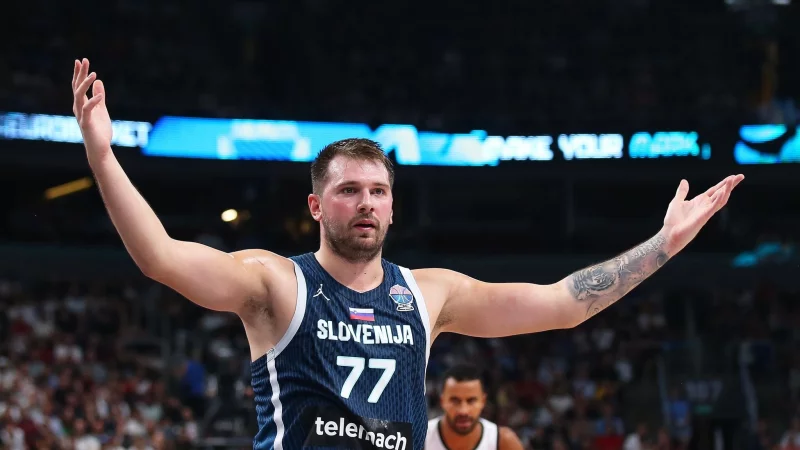 Luka Doncic war mit vielen Pfiffen der Schiedsrichter nicht einverstanden. - &copy; Matthias Stickel/dpa