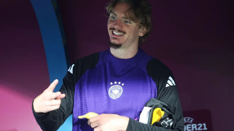 Gegen Italien zurück in der Startelf: Der bisherige Turnierstar Nick Woltemade. - © Branislav Racko/dpa