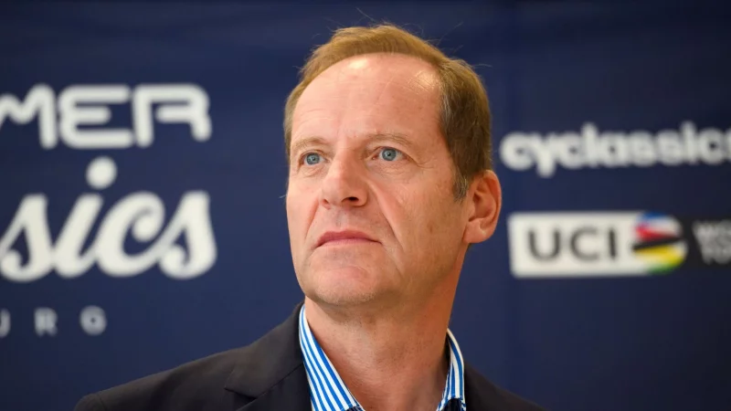 Christian Prudhomme spricht &uuml;ber einen m&ouml;glichen Tour-Start 2030 in Deutschland. (Archivbild) - &copy; Gregor Fischer/dpa