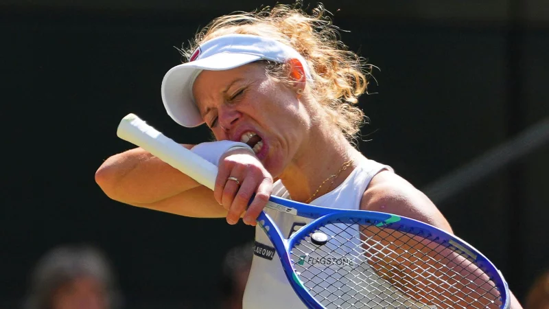 Laura Siegemund reist enttäuscht, aber auch stolz aus London ab. - © Kirsty Wigglesworth/AP/dpa