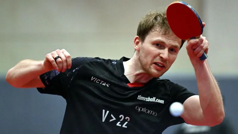 Wehrt sich gegen Hass-Kommentare: Der deutsche Tischtennis-Nationalspieler Benedikt Duda. - © Federico Gambarini/dpa