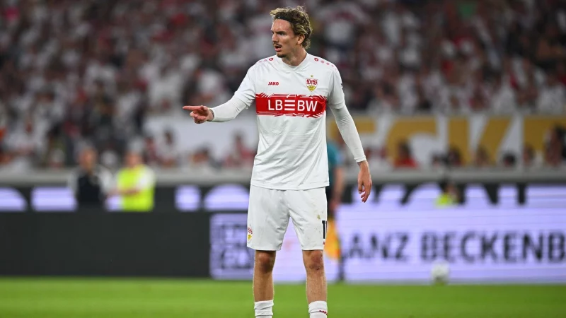 Umworben vom FC Bayern: Nick Woltemade bleibt wohl in Stuttgart. - &copy; Tom Weller/dpa