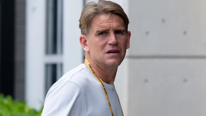 Christoph Freund &auml;u&szlig;ert sich nach dem VfB-Ultimatum. - &copy; Sven Hoppe/dpa