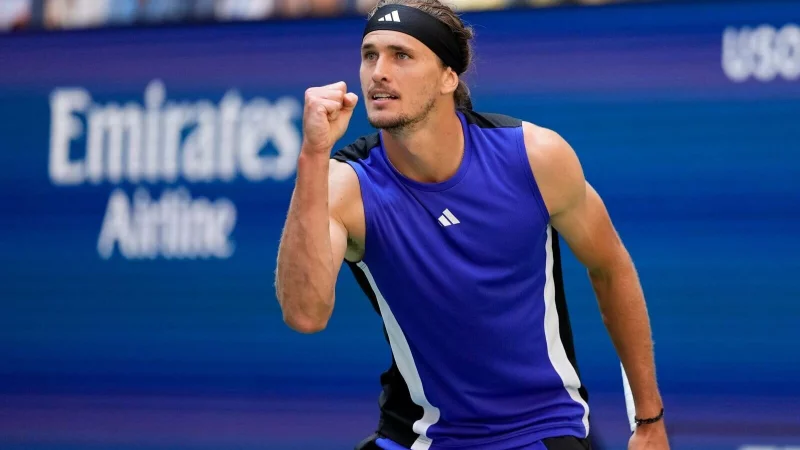 Alexander Zverev möchte mit der Schweizerin Belinda Bencic bei den US Open um den Mixed-Titel spielen. - © Kirsty Wigglesworth/AP