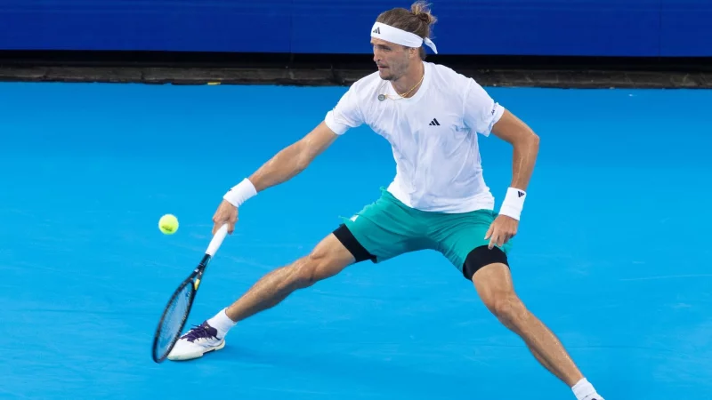 Alexander Zverev kam im Halbfinale an seine k&ouml;rperlichen Grenzen und war am Ende chancenlos. - &copy; Wally Nell/ZUMA Press Wire/dpa