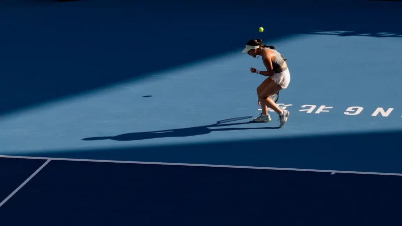 Eva Lys steht beim Turnier in Peking im Achtelfinale. - &copy; Bai Xuefei/XinHua/dpa