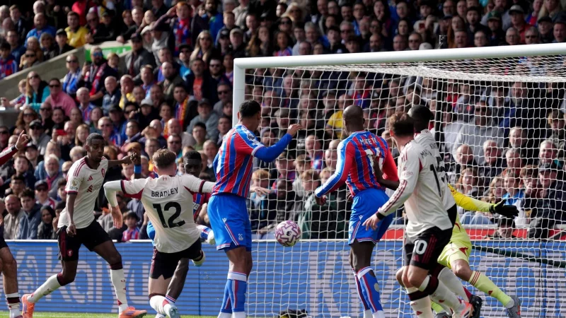 Ismaila Sarr erzielte f&uuml;r Crystal Palace das 1:0 gegen den FC Liverpool. - &copy; Jonathan Brady/PA Wire/dpa
