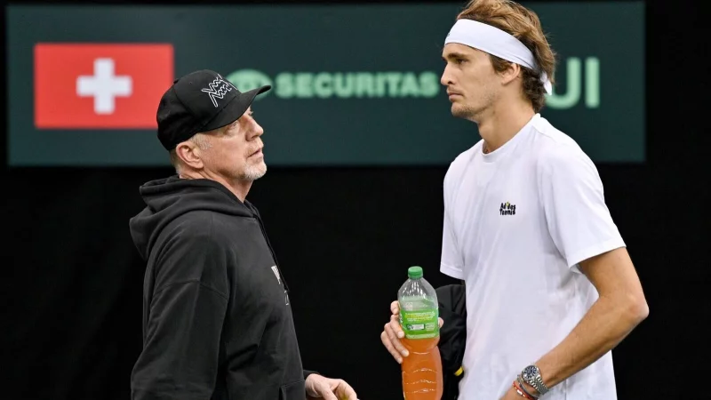 Boris Becker r&auml;t Alexander Zverev zu einem neuen Coach. - &copy; Harald Tittel/dpa