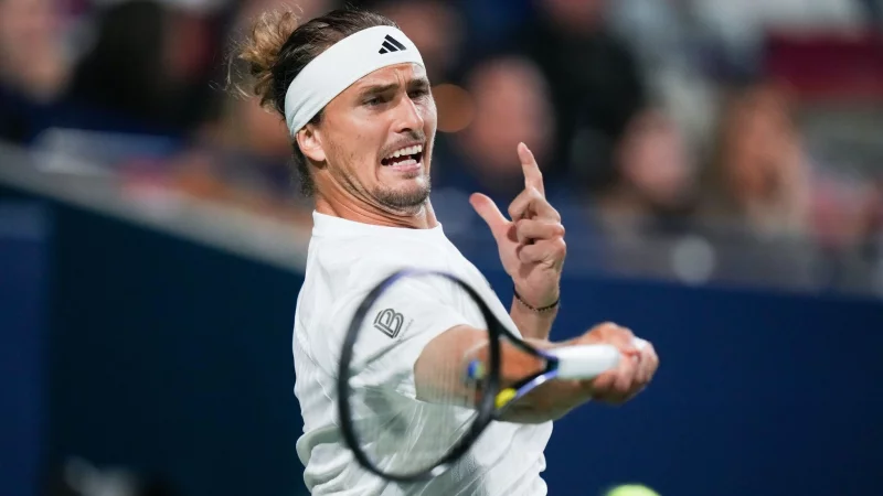 Alexander Zverev steht nach einem starken Auftritt im Halbfinale des ATP-Turniers in Cincinnati. - © Leonardo Ramirez/eyepix via ZUMA Press Wire/dpa