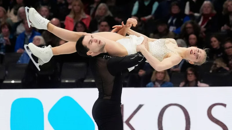 Nikita Volodin und Minerva Hase gelten als gro&szlig;e Medaillenhoffnung f&uuml;r die Olympischen Spiele 2026. - &copy; Charles Krupa/AP/dpa