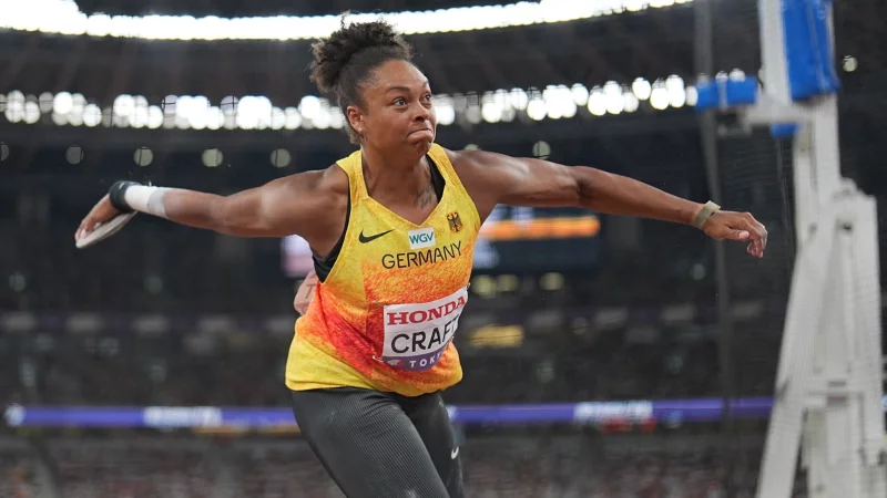 Diskuswerferin Shanice Craft hat eine WM-Medaille verpasst. - &copy; Michael Kappeler/dpa